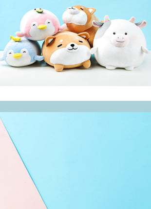 Lying Penguin Plush Toy(Avocado)