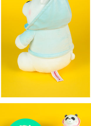 We Bare Bears Plush Toy With Hoodie(Ice-Bear)