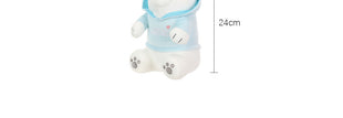 We Bare Bears Plush Toy With Hoodie(Ice-Bear)