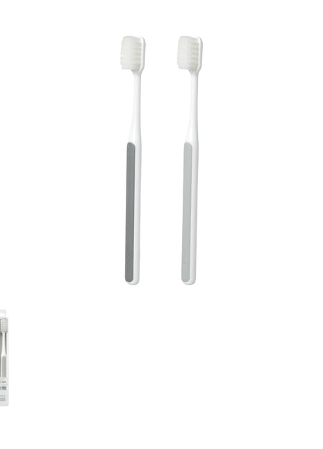 Ultra-Soft Toothbrushes with Fine Dense Bristles (2 pcs)