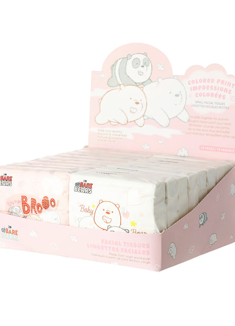 We Bare Bears Collection 4.0 Fragrance-free Facial Tissues with Prints (Heart)