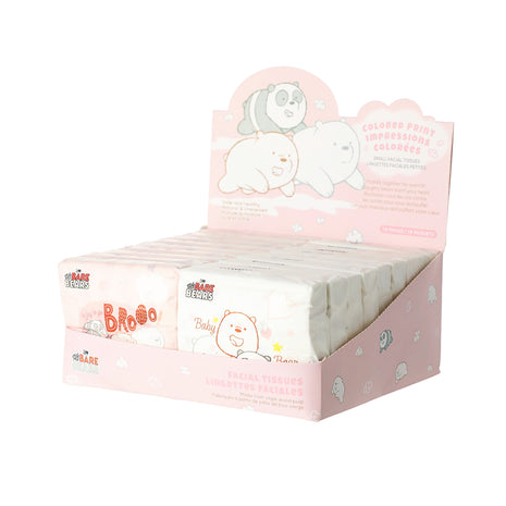 We Bare Bears Collection 4.0 Fragrance-free Facial Tissues with Prints (Heart)