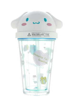 Sanrio Characters Plastic Water Bottle with Straw (320mL)