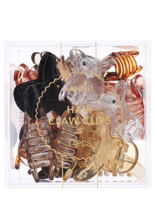 Cute Mini Hair Claw Clip (14 pcs)