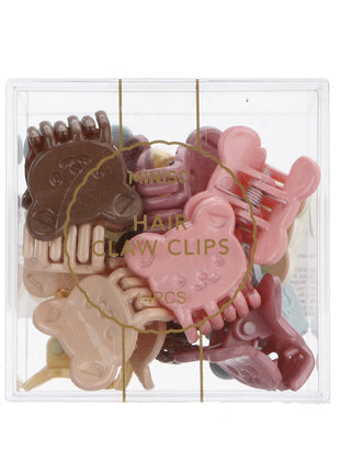 Cute Bear Mini Hair Claw Clip (14 pcs)
