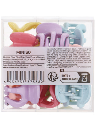 Mini Hair Claw Clip (12 pcs)