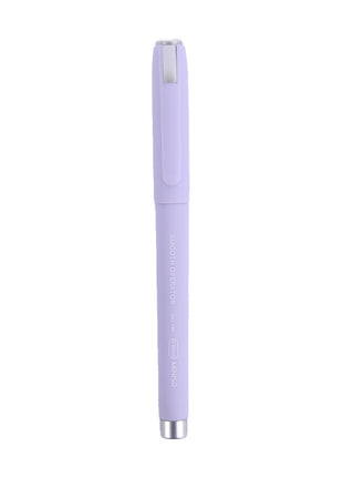 Thick Barrel Gel Pen (0.38mm, Black Ink)(Purple Barrel)