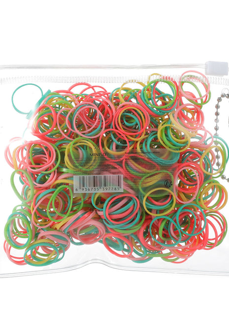 Disposable & Durable Small Rubber Bands (Assorted, 500pcs)