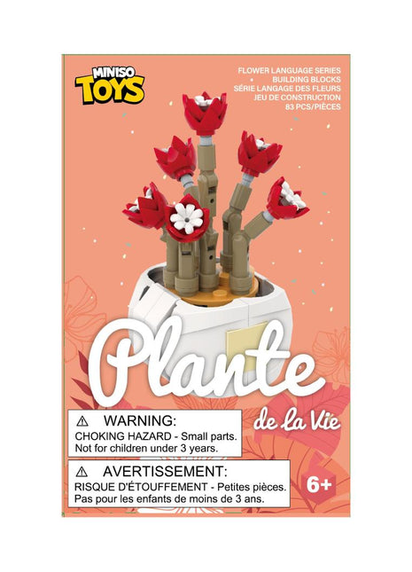 Flower Language Series Succulent Plants Building Blocks(Fantasy Angel)