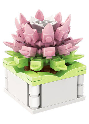 Flower Language Series Succulent Plants Building Blocks(Love Song of Herbs)