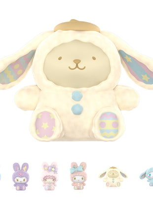 Sanrio Characters Rabbit Series Flock Blind Box Figure Model