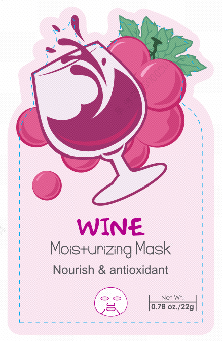 Fruit Series Hydrating Facial Sheet Mask (Red Wine)