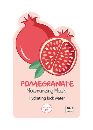 Fruit Series Hydrating Facial Sheet Mask (Pomegranate)