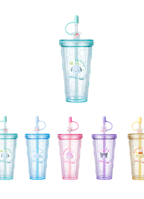 Sanrio characters Summer Star Tumbler with Straw  (420mL)