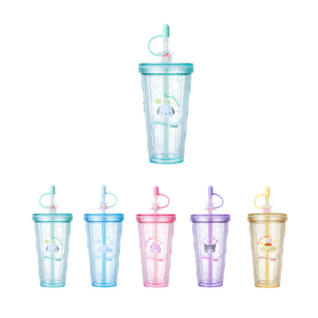 Sanrio characters Summer Star Tumbler with Straw  (420mL)