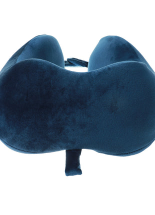 Memory Foam U Shaped Pillow(Navy Blue)