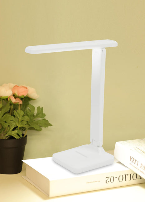 Classic Foldable Rechargeable Desk Lamp  Model: SCTD-0810(White)