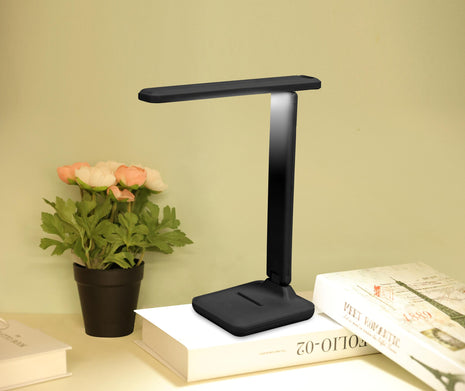 Classic Foldable Rechargeable Desk Lamp  Model: SCTD-0810(Black)