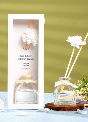Minimalist Floral Series Reed Diffuser(Gardenia,35mL)