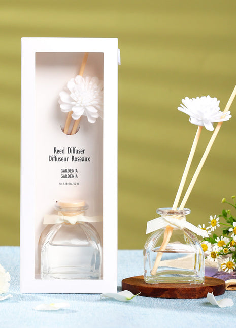 Minimalist Floral Series Reed Diffuser(Gardenia,35mL)