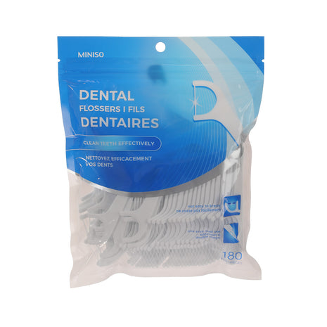 Large Handle Thin and Smooth Dental Flossers (180 pcs)