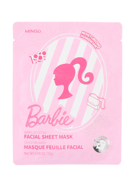Barbie Collection Facial Sheet Mask(Hyaluronic Acid)