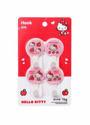 Hello Kitty Apple Collection Hooks (4 pcs)
