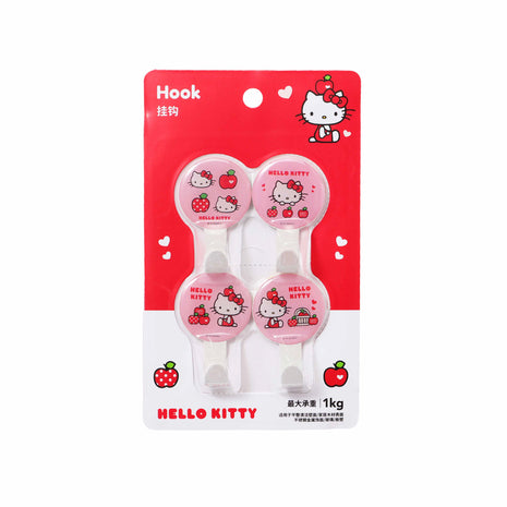 Hello Kitty Apple Collection Hooks (4 pcs)