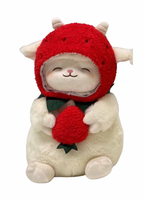 Lamb Baa Series Lamb Plush Toy (Strawberry)