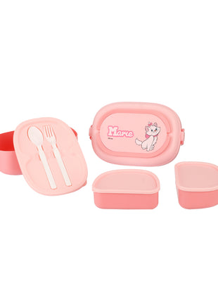 Disney Cat Collection Double Layered Bento Box (1600mL)