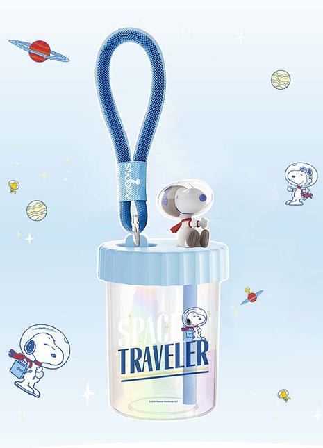 Snoopy the Little Space Explorer Collection Plastic Tumbler with Strap (520mL)