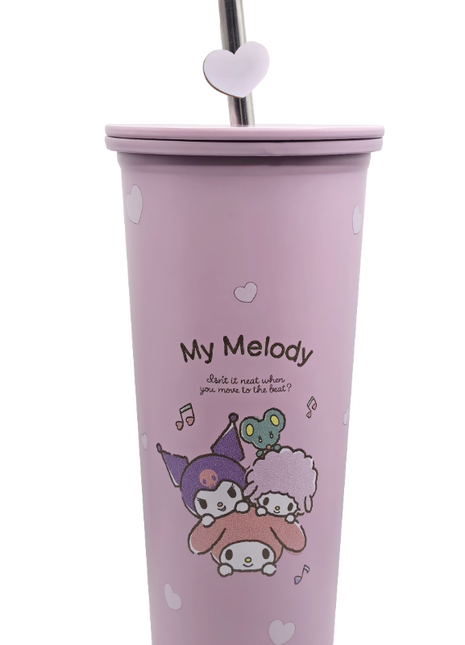 Sanrio?characters Stainless Steel Tumbler with Straw 800mL(My Melody)