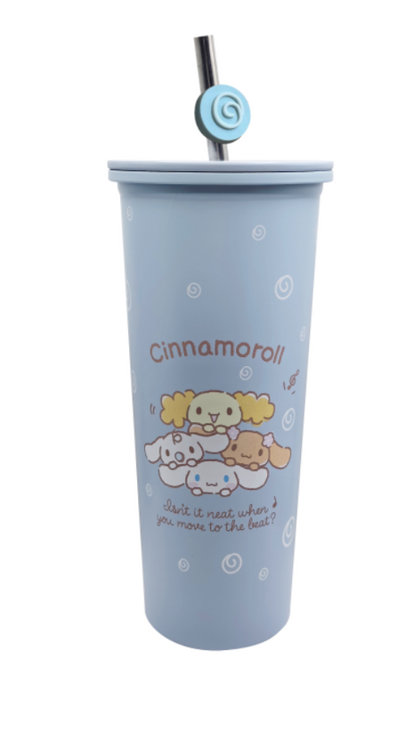 Sanrio?characters Stainless Steel Tumbler with Straw 800mL(Cinnamoroll)