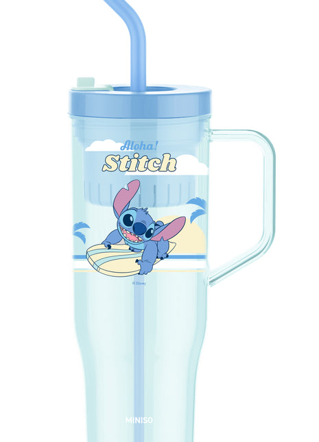 Disney Lilo & Stitch Collection Plastic Tumbler with Straw (1250mL)(Stitch)