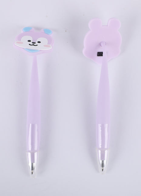 BT21 Collection Silicone Shaking Ballpoint Pen (7 Assorted Models) PDQ