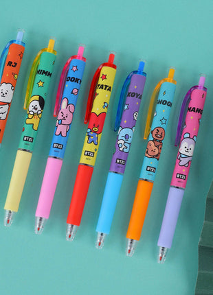 BT21 Collection Retractable Gel Pen (7 Assorted Models) PDQ