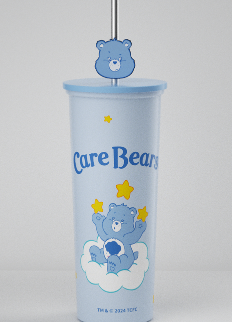 Care Bears Collection Stainless Steel Tumbler with Straw (800mL)(Blue)