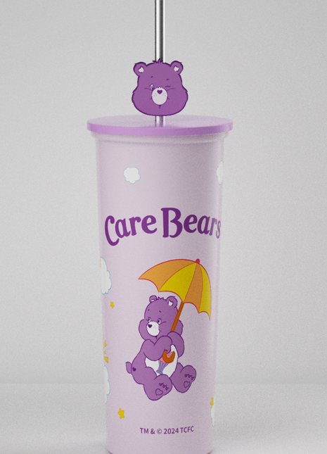 Care Bears Collection Stainless Steel Tumbler with Straw (800mL)(Purple)