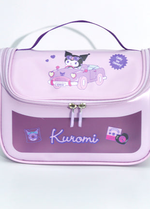 Sanrio characters Toiletry Bag with Hook(Kuromi)