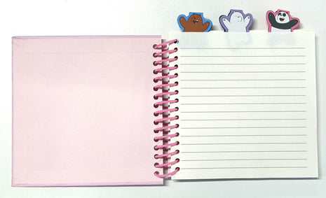 WE BARE BEARS SEASIDE MUSIC FESTIVAL Collection Bookmark Wire-bound Book 15x15cm (100 Sheets) PDQ