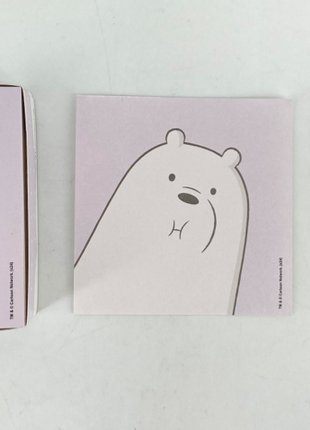 WE BARE BEARS SEASIDE MUSIC FESTIVAL Note Pad 250 Sheets (Ice Bear) PDQ