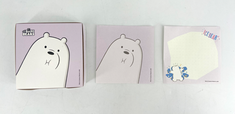 WE BARE BEARS SEASIDE MUSIC FESTIVAL Note Pad 250 Sheets (Ice Bear) PDQ