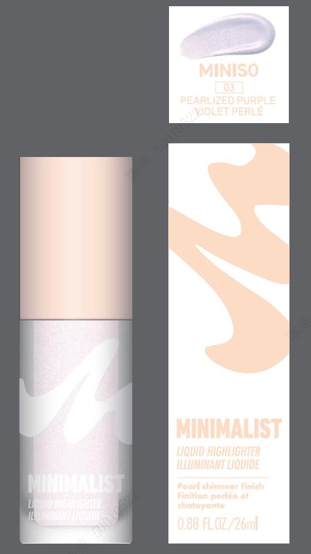 Minimalist Liquid Highlighter(03 Pearlized Purple)