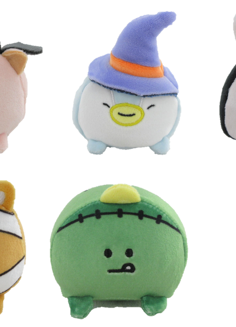 Mini Family Halloween Spooky Night - 4in. Plush Toy (5 Assorted Models) (PDQ)