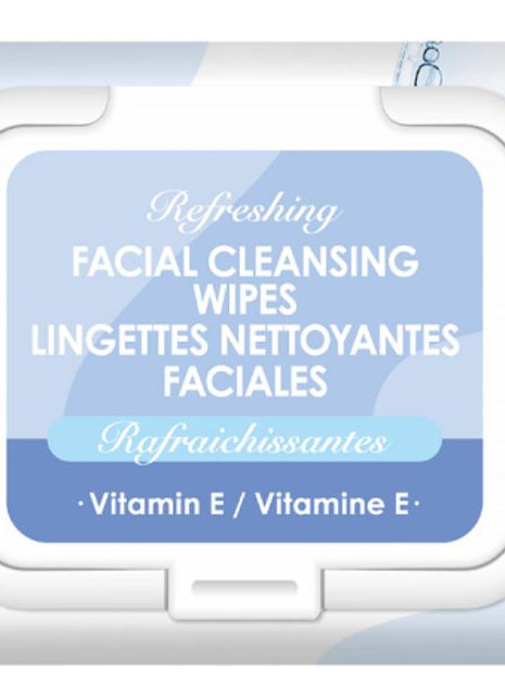Refreshing Facial Cleansing Wipes(Vitamin E)