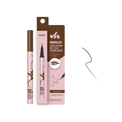Minimalist Liquid Eyeliner Pen(03 Warm Brown)