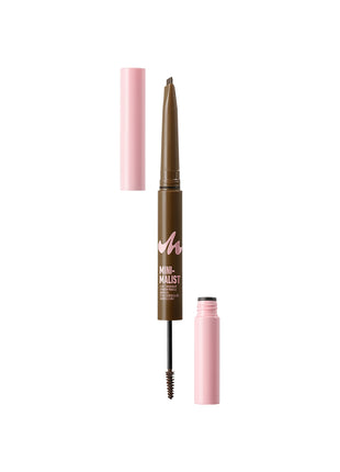 Minimalist 2-in-1 Triangular Eyebrow Pencil & Brow Gel (03 Medium Brown)
