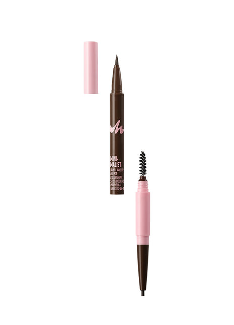 Minimalist 3-in-1 Makeup Pen for Eye and Brow (02 Dark Brown)