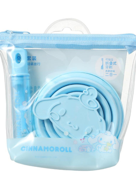 Cinnamoroll Foldable Toothbrush & Bathroom Cup