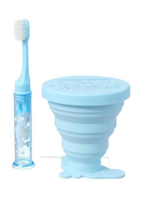Cinnamoroll Foldable Toothbrush & Bathroom Cup
